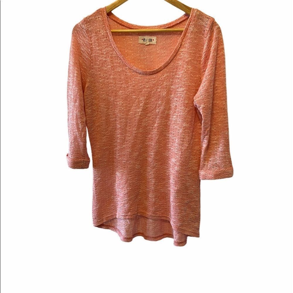 NEW LOOK Coral Lightweight Loose Knit Sweater